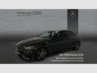 Usado Mercedes C200 AMG line 163 CV (119 kW) 2023 Gris grafito (metalizado) Berlina