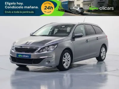 Usado Peugeot 308 SW Style 131 CV (96 kW) 2016 Gris Familiar