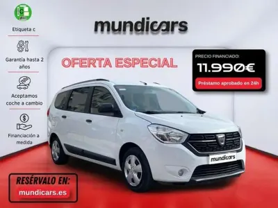 Usado Dacia Lodgy Comfort 102 CV (75 kW) 2018 Blanco Monovolumen