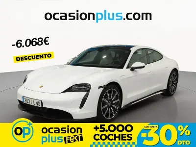 Usado Porsche Taycan 300 kW (408 CV) 2021 Blanco Berlina