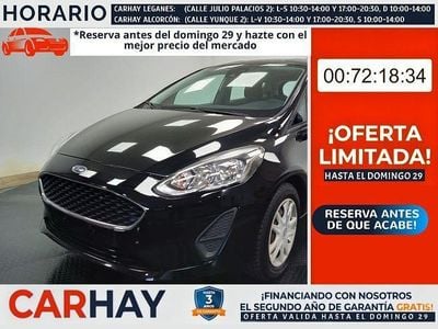 Usado Ford Fiesta Trend 101 CV (74 kW) 2018 Negro Berlina