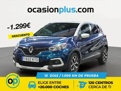 Usado Renault Captur Zen 150 CV (110 kW) 2019 Azul SUV