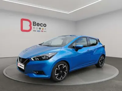 Usado Nissan Micra Acenta 92 CV (67 kW) 2022 Azul Utilitario