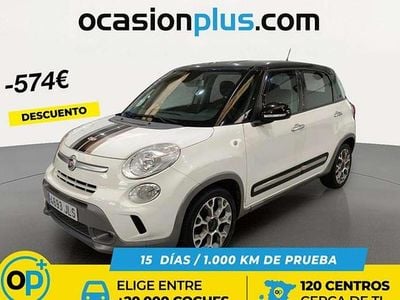 Usado Fiat 500L Trekking 120 CV (88 kW) 2016 Blanco Monovolumen