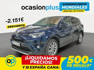 Usado Toyota RAV4 Hybrid Advance 197 CV (144 kW) 2018 Negro SUV
