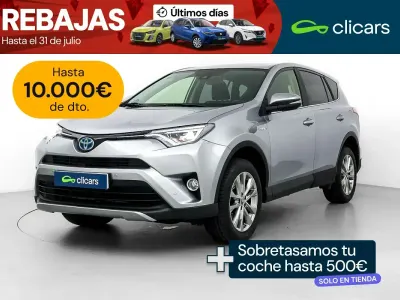 Usado Toyota RAV4 Hybrid Advance 197 CV (144 kW) 2017 Gris / plata SUV