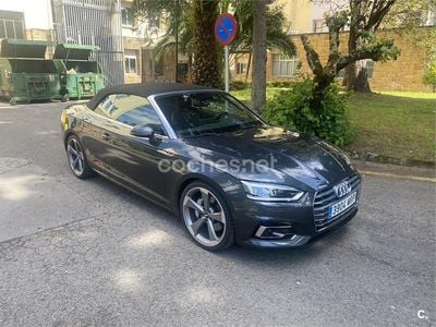 Usado Audi A5 Cabriolet S-Line 286 CV (210 kW) 2018 Gris / plata Descapotable