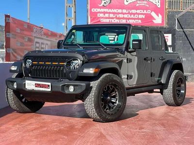 Negro Usado 2018 Jeep Wrangler Unlimited Sahara SUV | 69.990 €