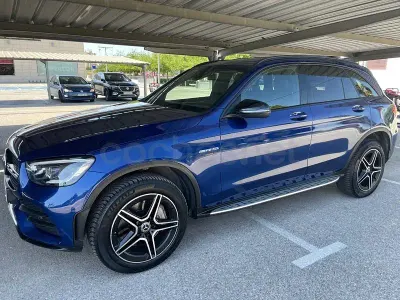 Usado Mercedes GLC300e 306 CV (225 kW) 2021 Azul SUV