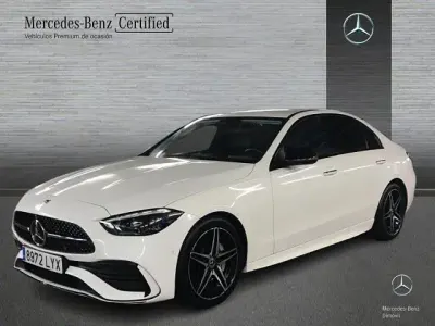 Usado Mercedes C220 200 CV (147 kW) 2022 Blanco polar