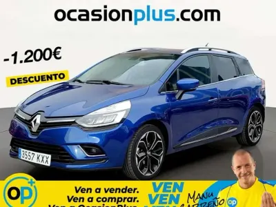 Usado Renault Clio GrandTour Zen 90 CV (66 kW) 2019 Azul Familiar