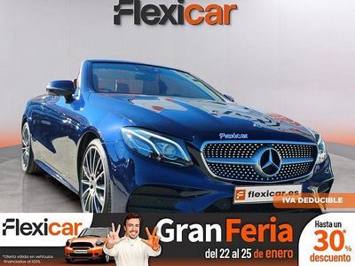 Azul Usado 2018 Mercedes E400 Descapotable | 44.990 € (Precio justo)