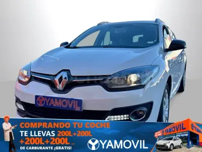Usado Renault Mégane GrandTour LIMITED 116 CV (85 kW) 2016 Blanco Familiar