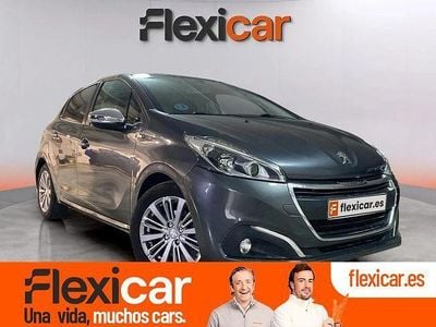 Usado Peugeot 208 Style 75 CV (55 kW) 2016 Gris Utilitario