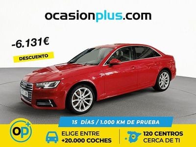Rojo Usado 2016 Audi A4 Sport Berlina | 16.990 € (Precio justo)