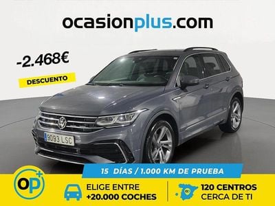 Usado VW Tiguan R-line 150 CV (110 kW) 2021 Gris SUV