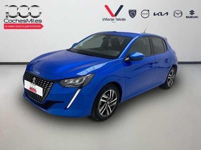 Usado Peugeot 208 Allure 100 CV (73 kW) 2021 Azul Utilitario