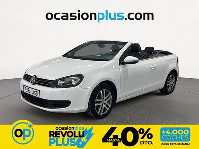 Usado VW Golf Cabriolet 105 CV (77 kW) 2012 Blanco Descapotable