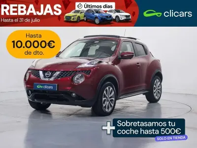 Usado Nissan Juke N-Connecta 110 CV (80 kW) 2018 Rojo SUV