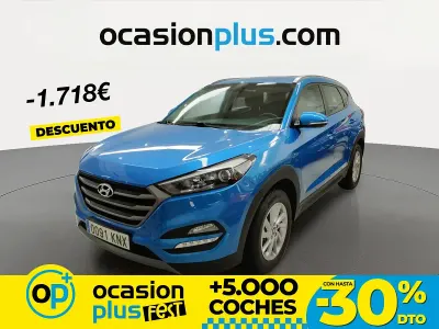 Usado Hyundai Tucson 131 CV (96 kW) 2018 Azul SUV