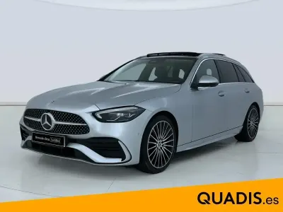 Usado Mercedes C220 200 CV (147 kW) 2025 Gris plata Familiar