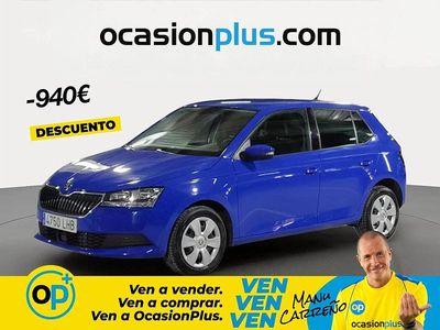 Usado Skoda Fabia 60 HP (44 kW) 2020 Azul Citadino