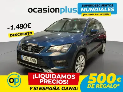 Usado Seat Ateca Ecomotive 115 CV (84 kW) 2019 Azul SUV