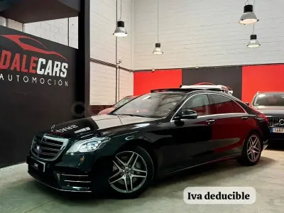 Usado Mercedes S350 286 CV (210 kW) 2018 Negro Berlina