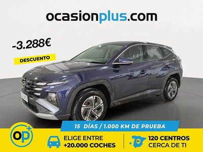 Azul Usado 2024 Hyundai Tucson SUV | 30.450 € (Precio justo)