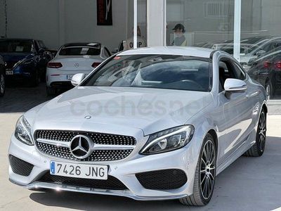 Usado Mercedes C220 170 CV (125 kW) 2016 Gris / plata Coupe