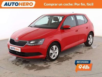 Usado Skoda Fabia Ambition 95 CV (69 kW) 2018 Rojo Utilitario