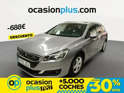 Usado Peugeot 508 Active 120 CV (88 kW) 2016 Gris Familiar