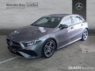 Usado Mercedes A180 AMG line 136 CV (100 kW) 2025 Gris montaña