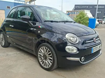 Usado Fiat 500 Lounge 69 CV (50 kW) 2016 Negro Berlina