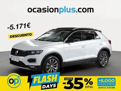 Usado VW T-Roc Sportline 150 CV (110 kW) 2020 Gris SUV