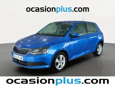 Usado Skoda Fabia 95 CV (69 kW) 2018 Azul Utilitario