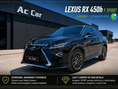 Usado Lexus RX450h Sport Line 313 CV (230 kW) 2016 Azul SUV