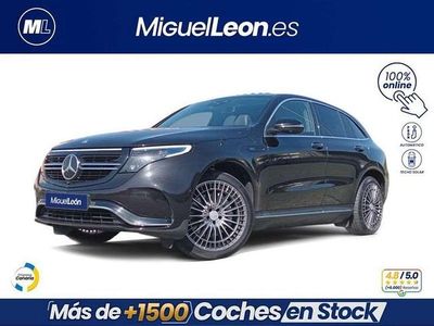 Usado Mercedes EQC400 300 kW (408 CV) 2021 Negro SUV