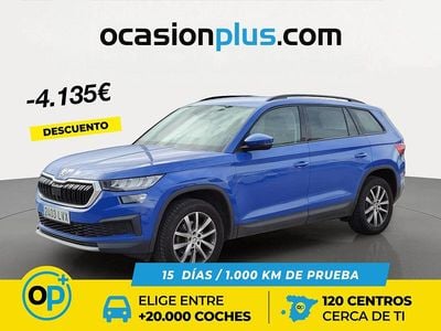 Usado Skoda Kodiaq Ambition 150 CV (110 kW) 2022 Azul SUV