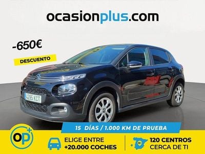 Negro Usado 2017 Citroën C3 Feel Utilitario | 9250 € (Precio justo)