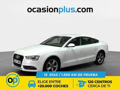 Usado Audi A5 Advanced 150 CV (110 kW) 2014 Blanco Berlina