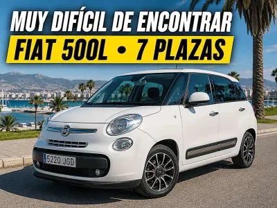 Usado Fiat 500L Lounge 120 CV (88 kW) 2015 Blanco Monovolumen