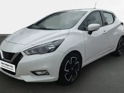 Usado Nissan Micra Acenta 92 CV (67 kW) 2021 Glaze white (metalizado) Utilitario