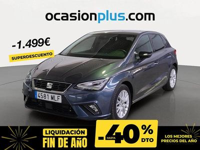 Usado Seat Ibiza FR 110 CV (80 kW) 2023 Gris Utilitario