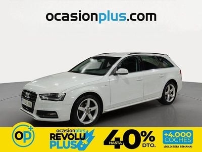 Usado Audi A4 S-Line 190 CV (139 kW) 2015 Blanco Familiar