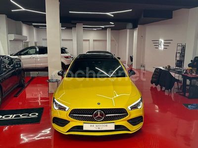 Usado Mercedes CLA250e 218 CV (160 kW) 2021 Amarillo Berlina
