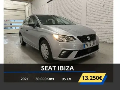 Usado Seat Ibiza Reference 80 CV (58 kW) 2021 Gris / plata Utilitario