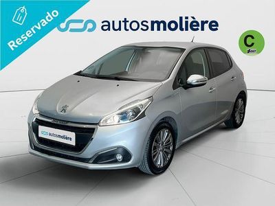 Usado Peugeot 208 Style 82 CV (60 kW) 2018 Gris Utilitario