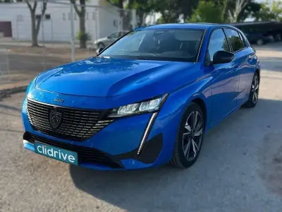 Usado Peugeot 308 Allure 131 CV (96 kW) 2022 Azul Utilitario