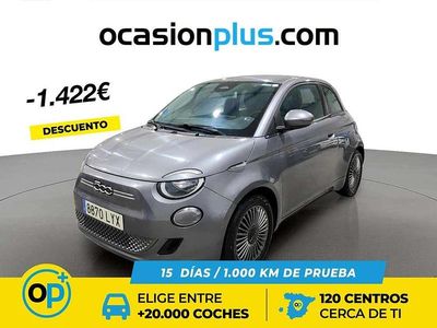 Usado Fiat 500e Icon 86 kW (118 CV) 2022 Gris Utilitario